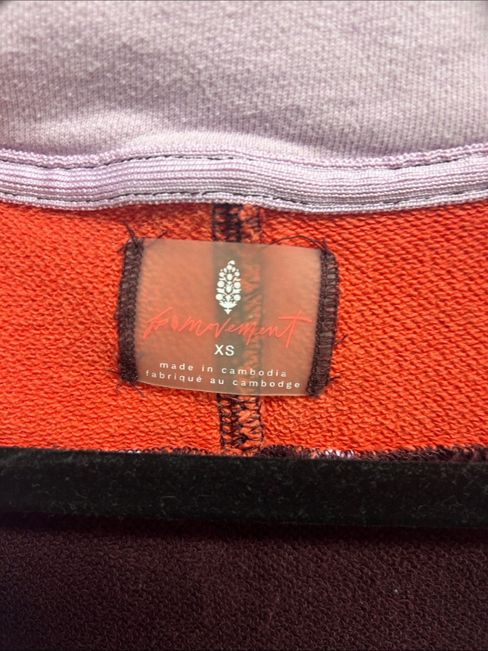 FP Movement Colorblock Quarter-Zip Pullover Sweatshirt - Sz XS - Picture 5 of 5